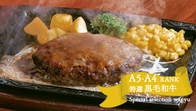 黒毛和牛ハンバーグセット