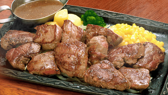 中落ちカルビステーキランチ