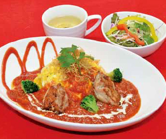 日替わりオムランチ