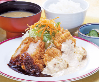 Ｗチキンランチ