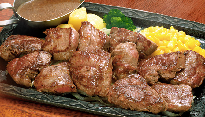 中落ちカルビステーキセット